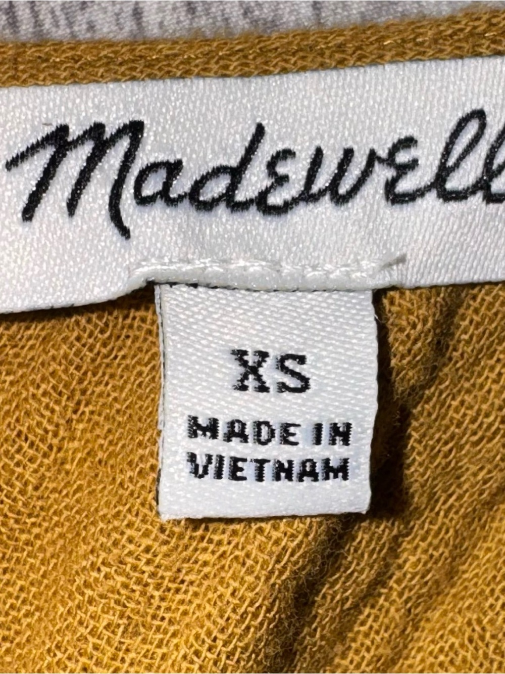 Madewell Textured Peplum Pullover in Caramel Brown - Picture 4 of 4
